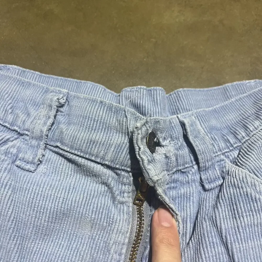 Vintage 70s Levi's 519 Blue Slim Fit Corduroy Pants 32x31